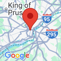 Map of Philadelphia, PA US